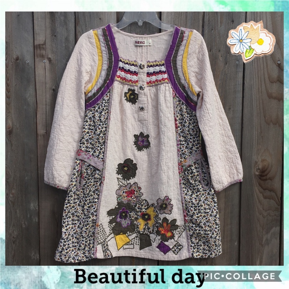Quilted Embroidered PARVAZ  Dress!!
